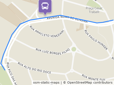 Mapa da parada