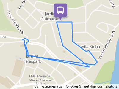 Mapa da parada