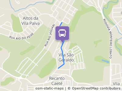 Mapa da parada