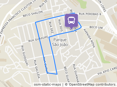 Mapa da parada