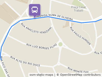 Mapa da parada