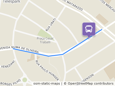 Mapa da parada