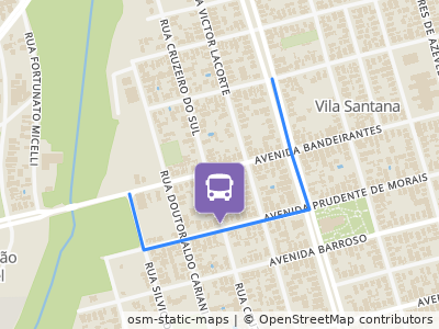 Mapa da parada