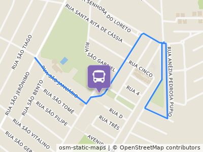 Mapa da parada