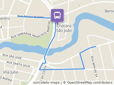 Mapa da parada