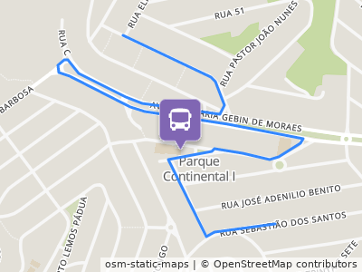 Mapa da parada