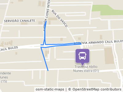 Mapa da parada