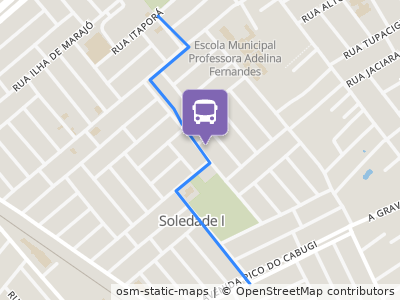 Mapa da parada