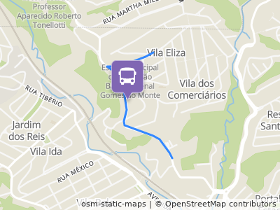 Mapa da parada