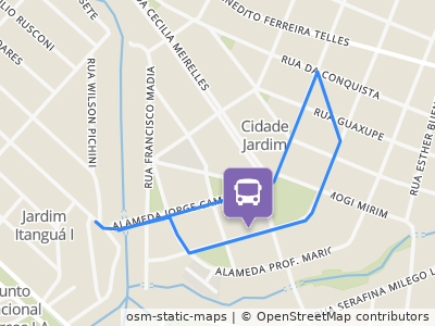 Mapa da parada