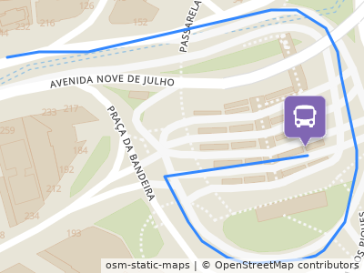 Mapa da parada