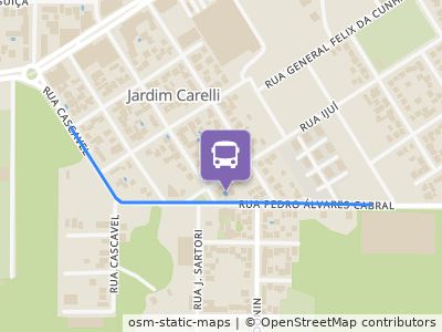 Mapa da parada