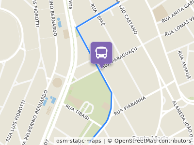 Mapa da parada