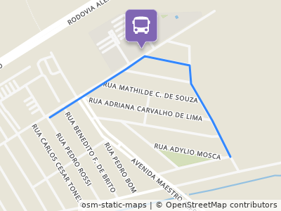Mapa da parada