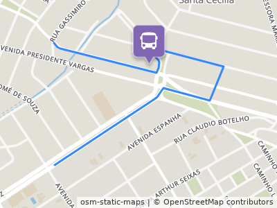 Mapa da parada