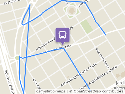 Mapa da parada