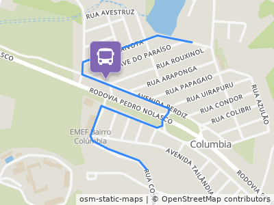 Mapa da parada
