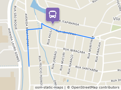Mapa da parada