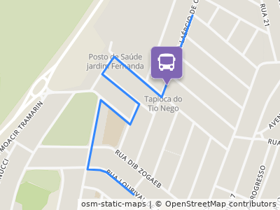 Mapa da parada