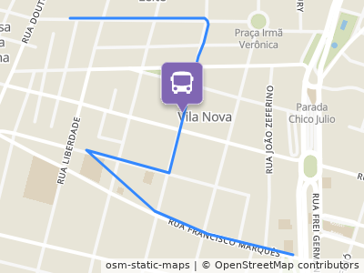 Mapa da parada