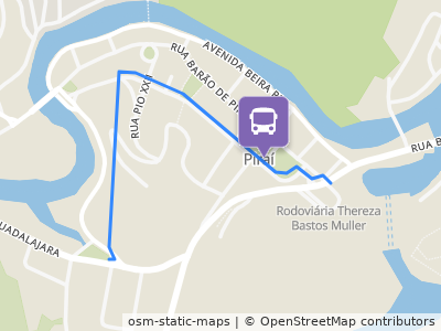 Mapa da parada