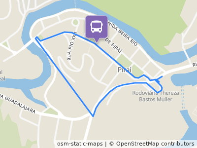Mapa da parada