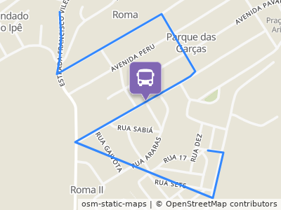Mapa da parada