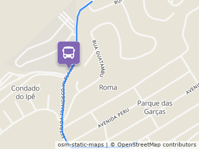 Mapa da parada
