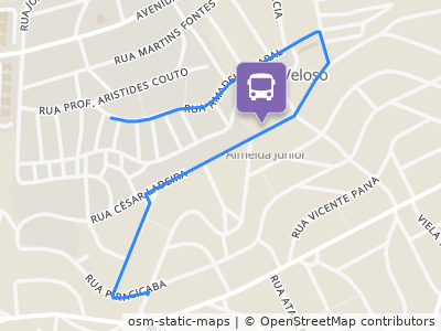 Mapa da parada