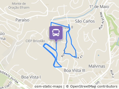Mapa da parada
