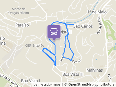 Mapa da parada