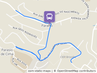 Mapa da parada
