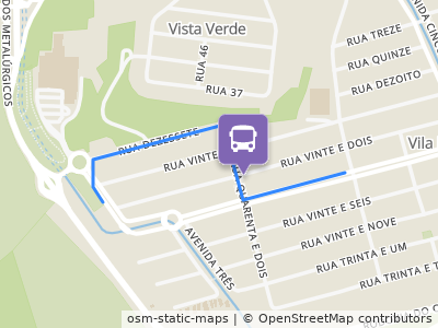 Mapa da parada