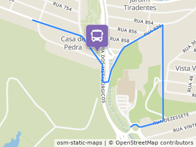 Mapa da parada