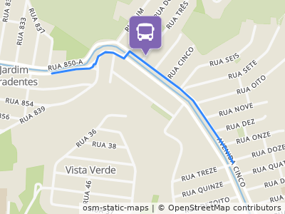Mapa da parada