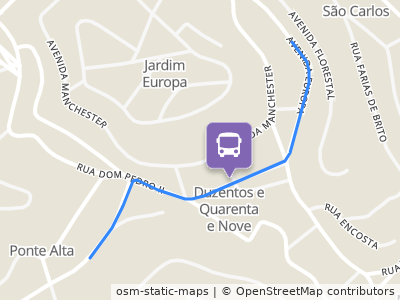 Mapa da parada