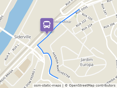 Mapa da parada
