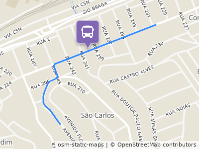 Mapa da parada