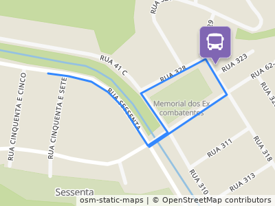 Mapa da parada