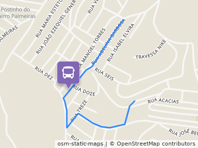 Mapa da parada