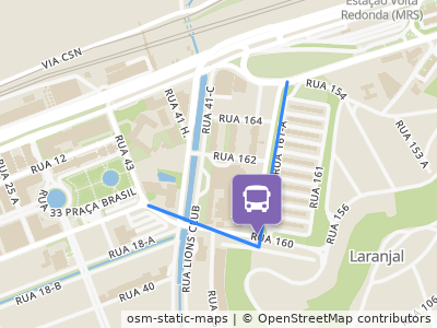 Mapa da parada
