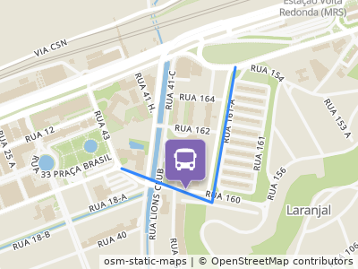 Mapa da parada