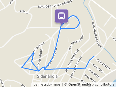 Mapa da parada