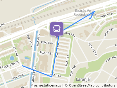 Mapa da parada