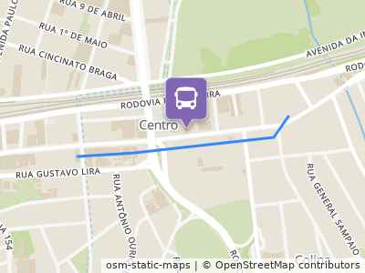 Mapa da parada