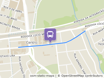 Mapa da parada