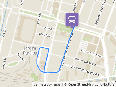 Mapa da parada