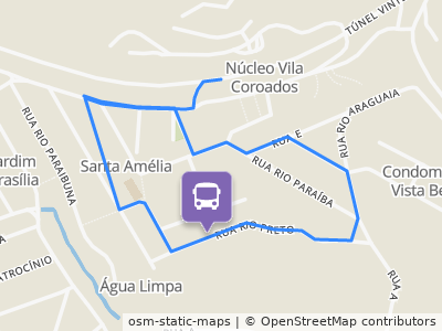 Mapa da parada