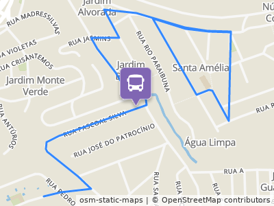 Mapa da parada