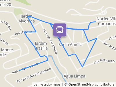 Mapa da parada